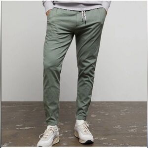 Onia All Terrain Ripstop Cotton Joggers in Sea Moss Green Men’s Small Pants.  2